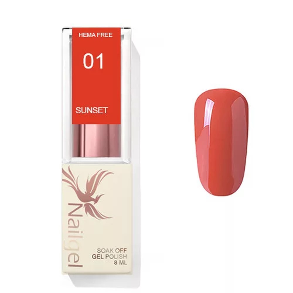 Nailgel Sunset gél lakk 8 ml - No.01