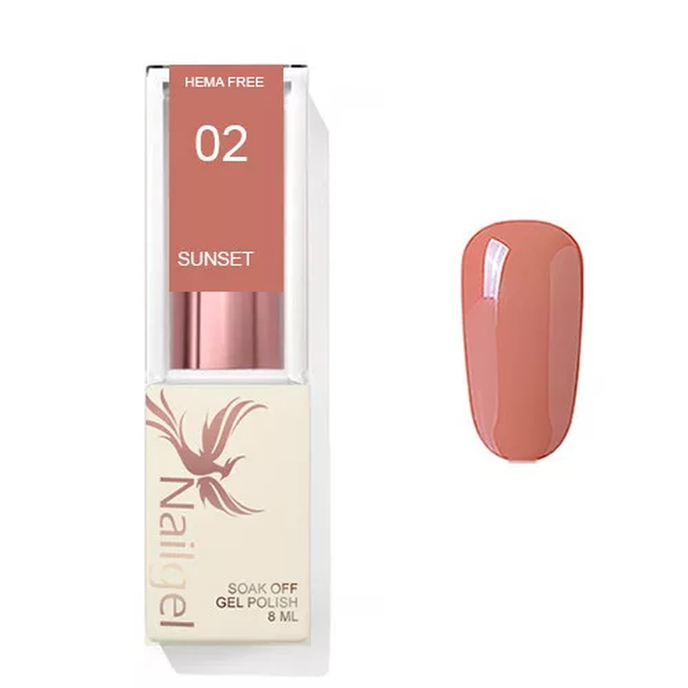Nailgel Sunset gél lakk 8 ml - No.02