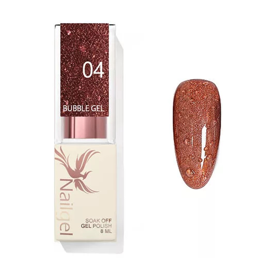 Nailgel Bubble Gel mágneses gél lakk 8 ml - No.04