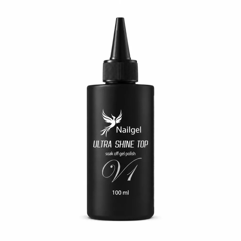 Nailgel Ultra Shine Top Coat V1 fixálásmentes fényzselé 100 ml - utántöltő