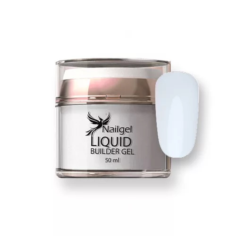 Nailgel Liquid Builder Gel építőzselé 50 ml tégely - Milky