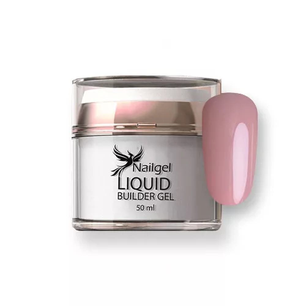 Nailgel Liquid Builder Gel építőzselé 50 ml tégely - Nude 02