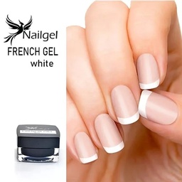 Nailgel French Gel festőzselé 5 ml - fehér