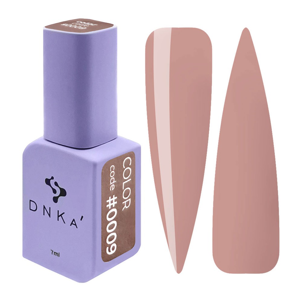 DNKa' Gél lakk 7 ml - No.0009 - rózsás bézs nude