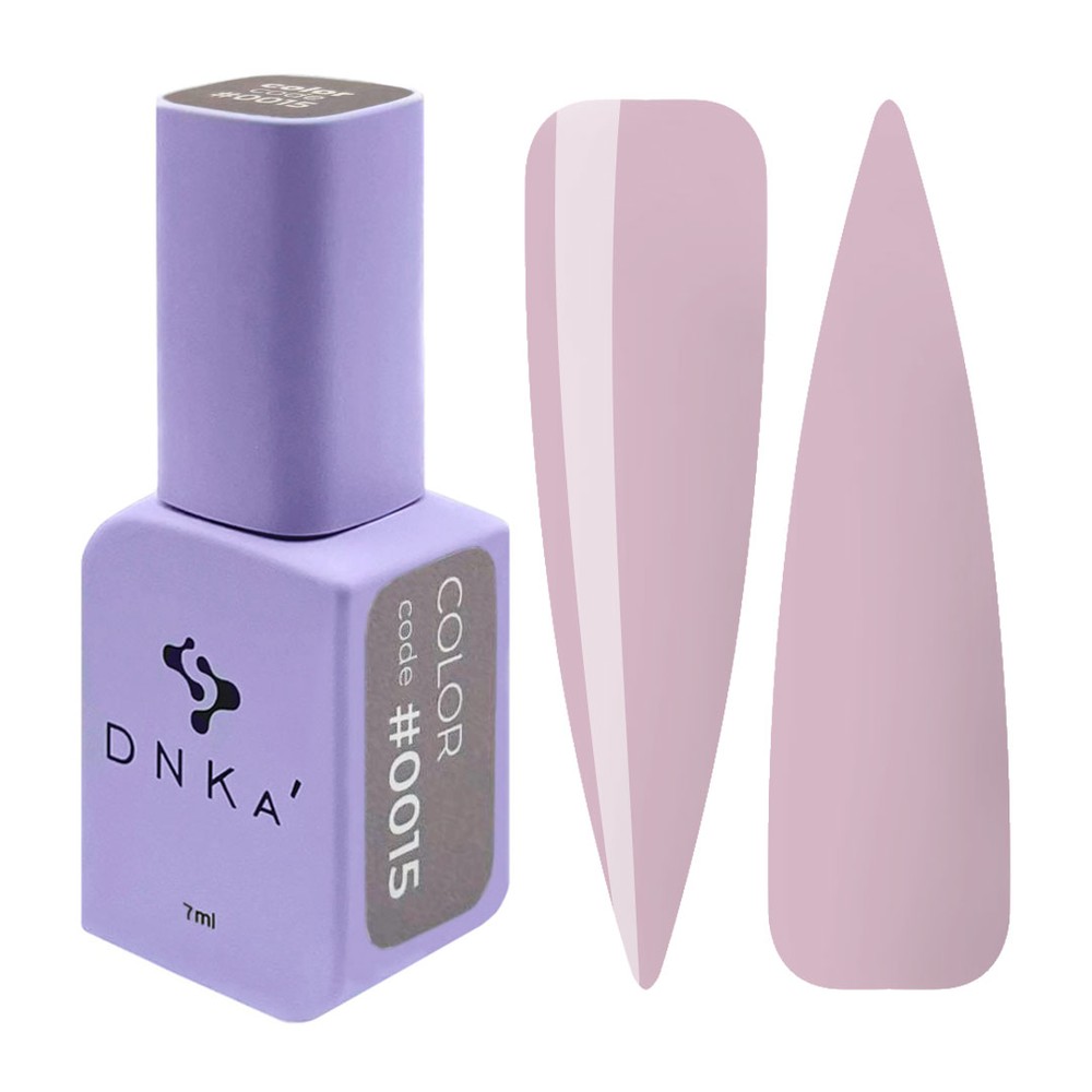 DNKa' Gél lakk 7 ml - No.0015 - halvány púder rózsaszín