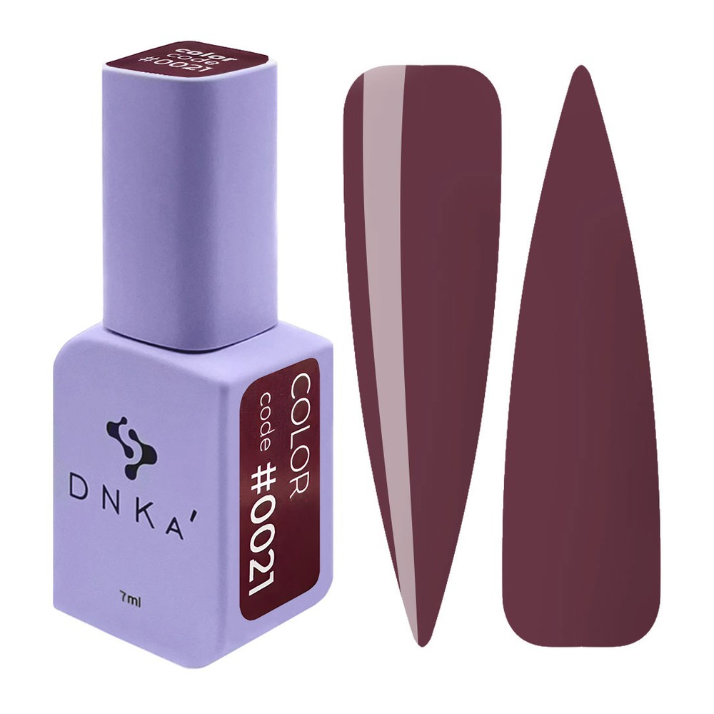 DNKa' Gél lakk 7 ml - No.0021 - borvörös-barna