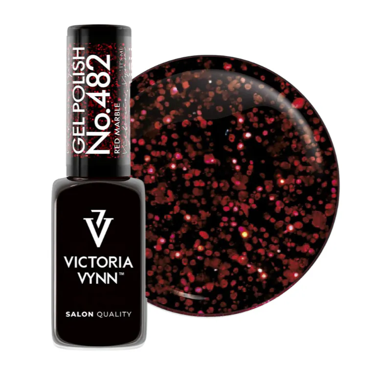 Victoria Vynn Gel Polish 8 ml No.482 - Red Marble