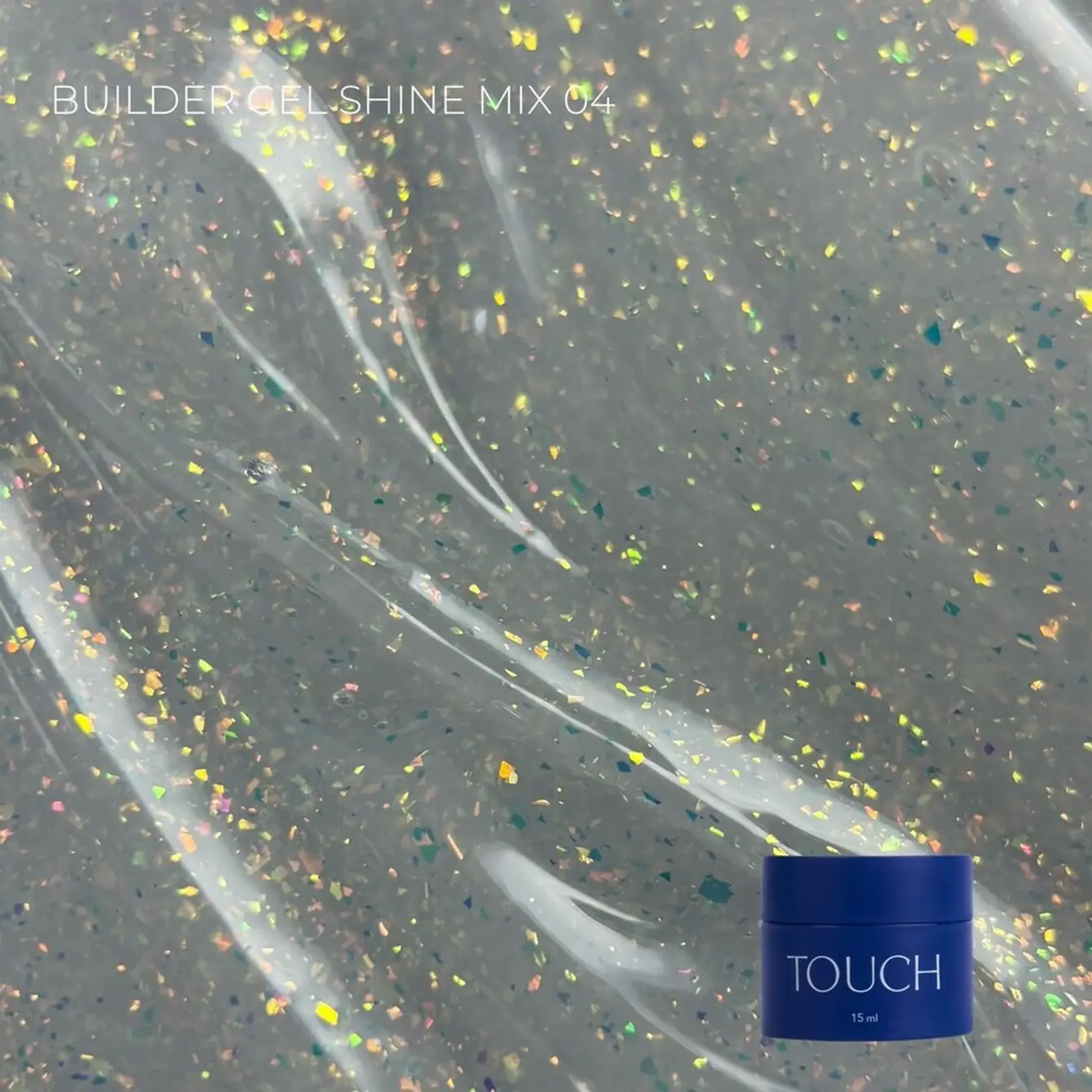 TOUCH Builder Gel 15 ml - Shine Mix No.04