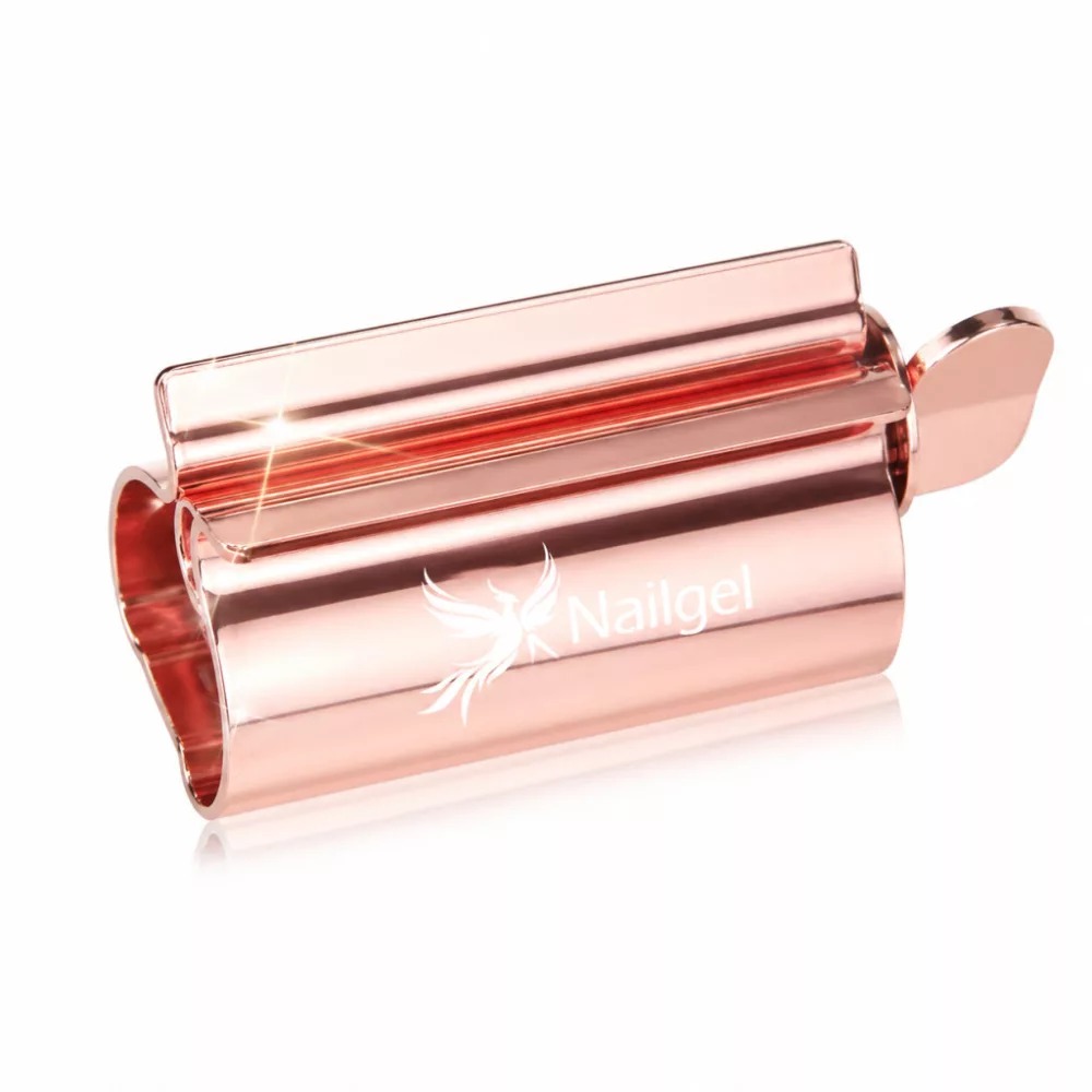 Nailgel tubuskinyomó akrilgél és polygel tubusokhoz - rosegold