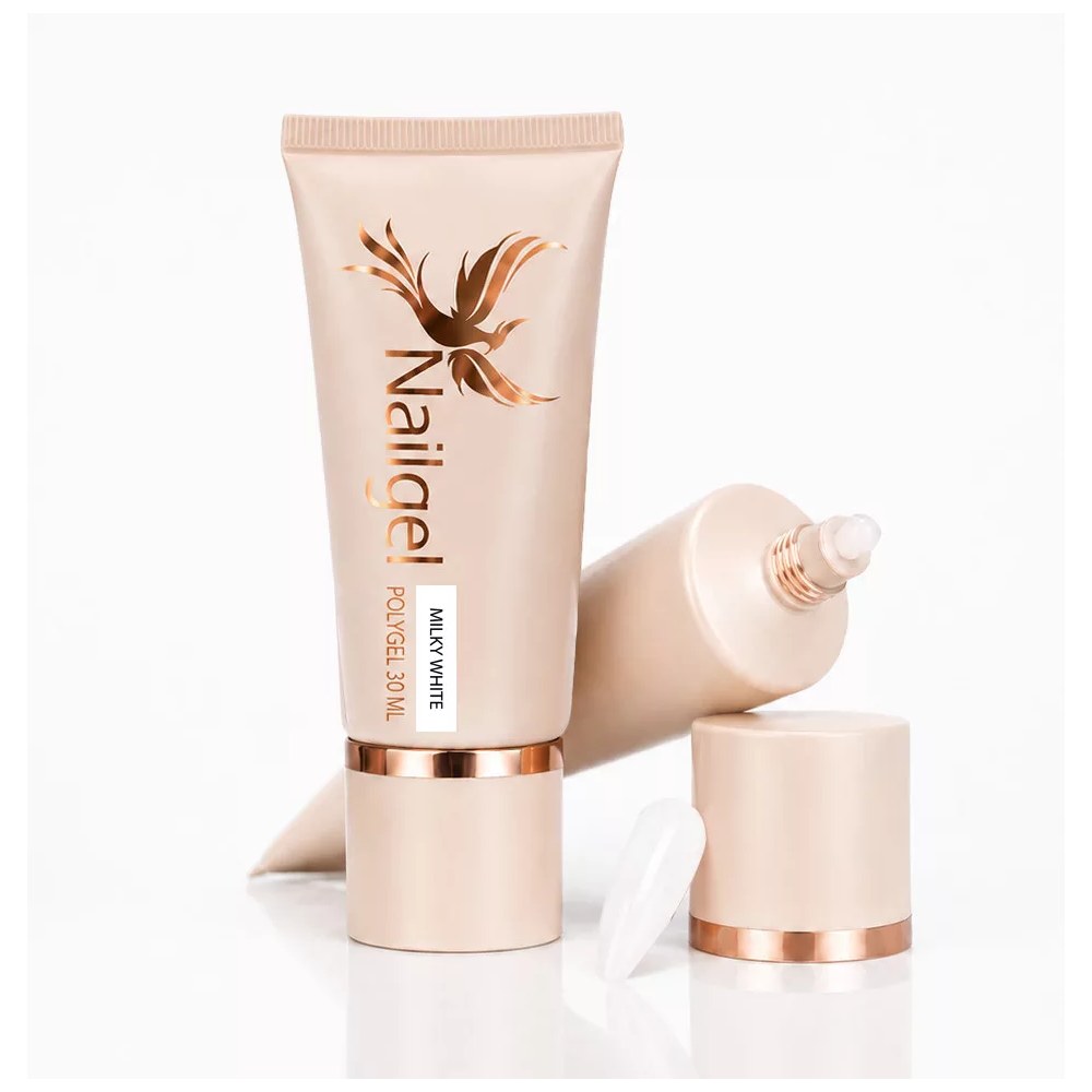 Nailgel Smart Polygel tubusos polygel 30 g - Milky White
