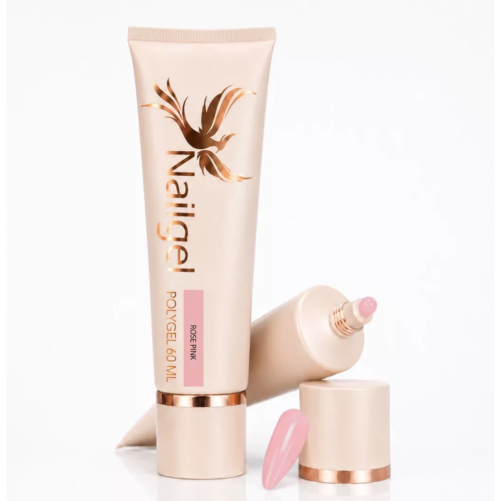 Nailgel Smart Polygel tubusos polygel 60 g - Rose Pink