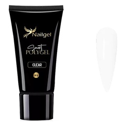 Nailgel Smart Polygel tubusos polygel 60 g - Clear