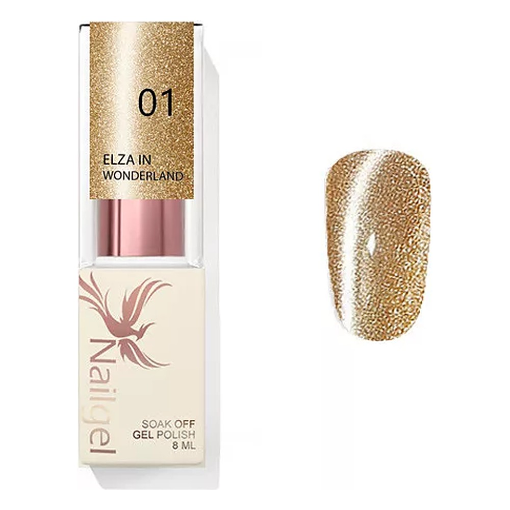 Nailgel Elza in Wonderland mágneses cat eye gél lakk 8 ml - No.01