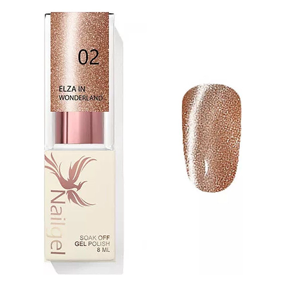 Nailgel Elza in Wonderland mágneses cat eye gél lakk 8 ml - No.02