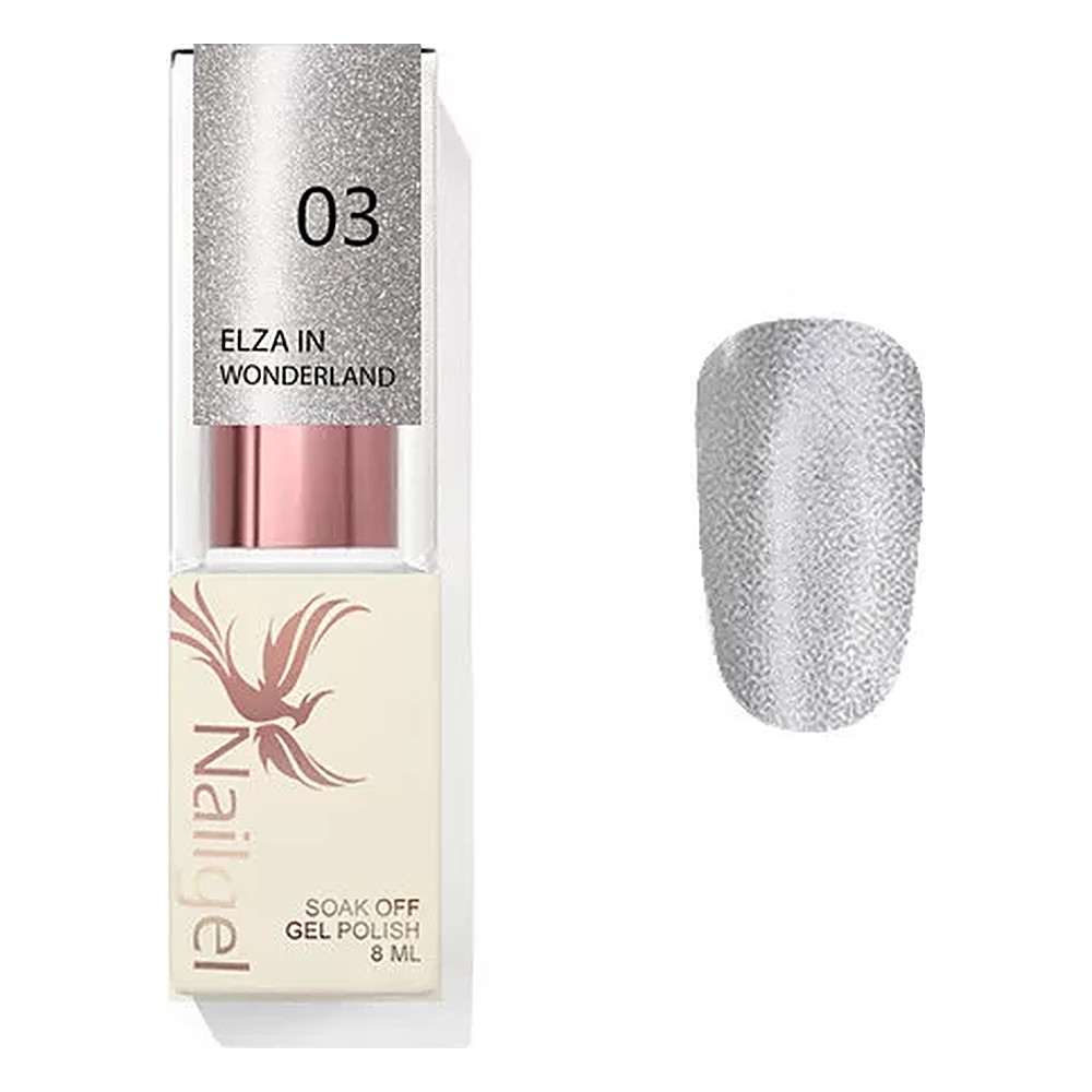 Nailgel Elza in Wonderland mágneses cat eye gél lakk 8 ml - No.03
