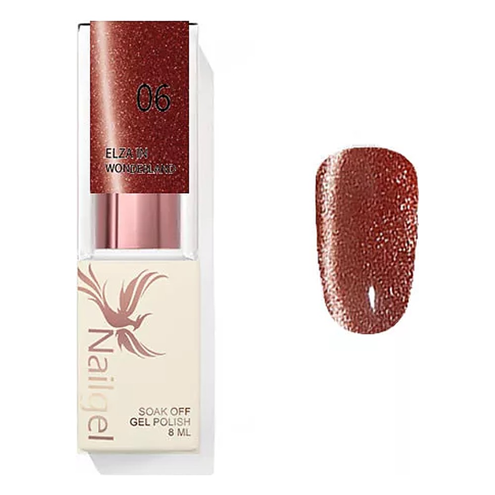 Nailgel Elza in Wonderland mágneses cat eye gél lakk 8 ml - No.06