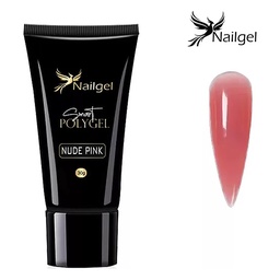 Nailgel Smart Polygel tubusos polygel 30 g - Nude Pink