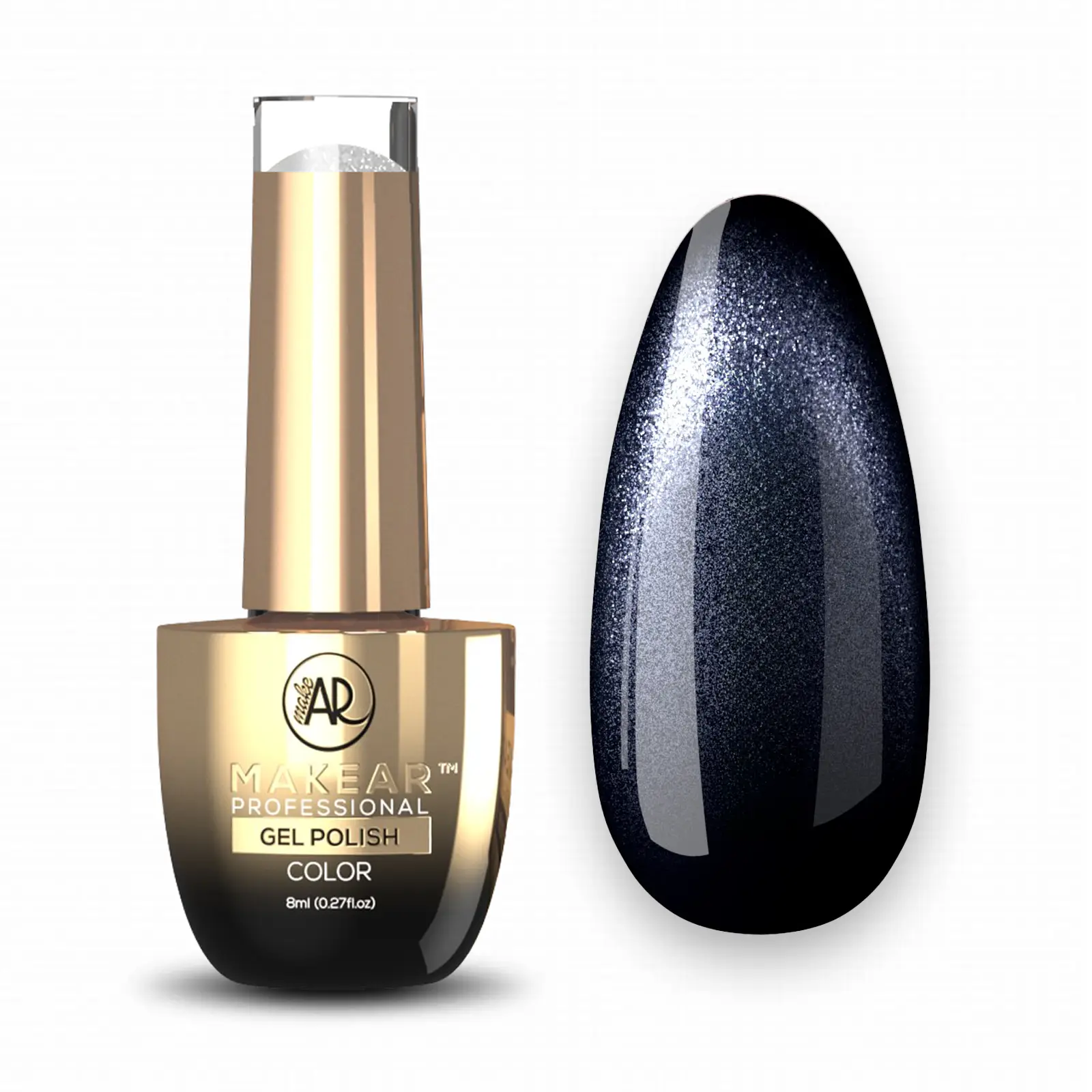 MAKEAR Gel Polish 8ml - Cat Eye - No.C17 - After Dark Collection