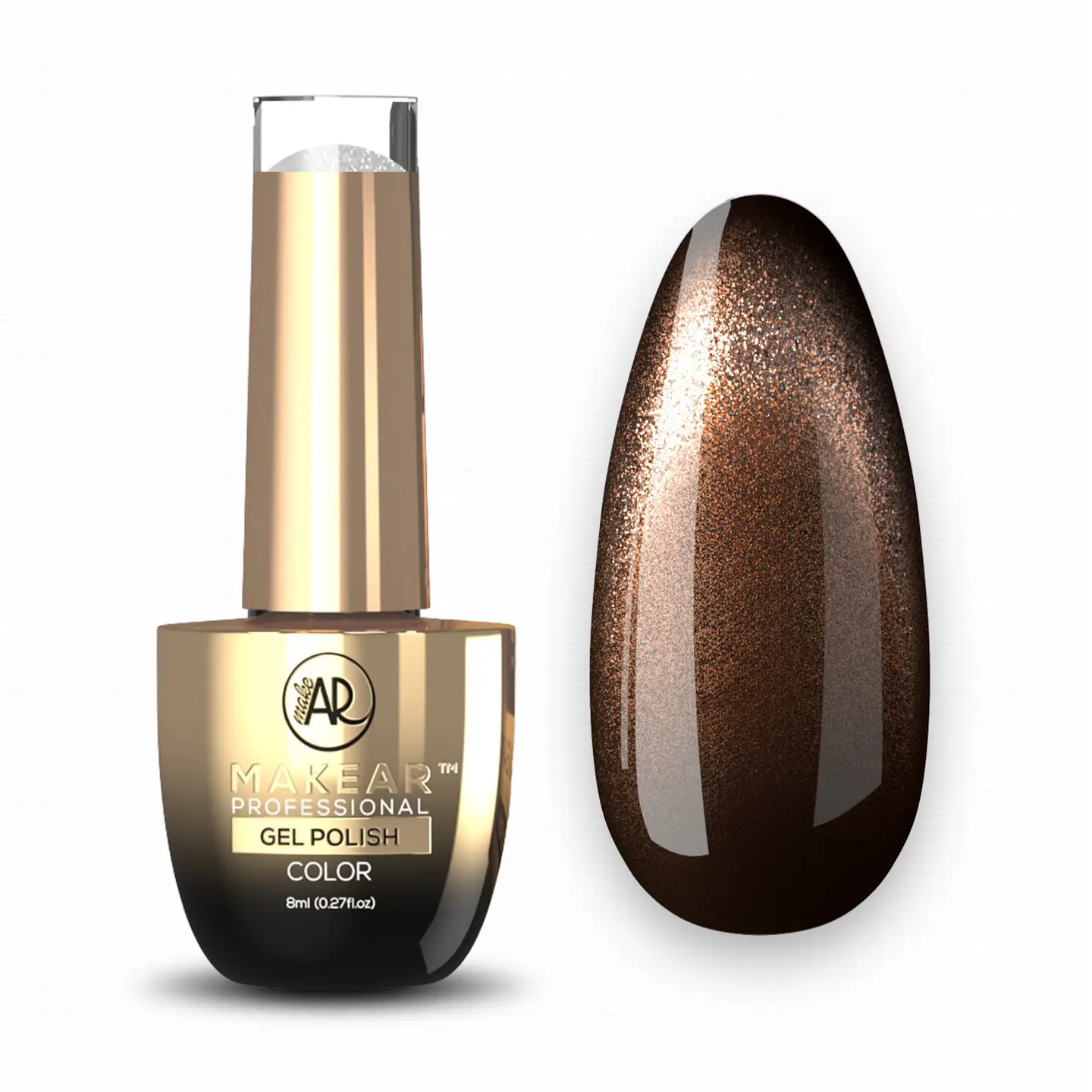 MAKEAR Gel Polish 8ml - Cat Eye - No.C13 - After Dark Collection