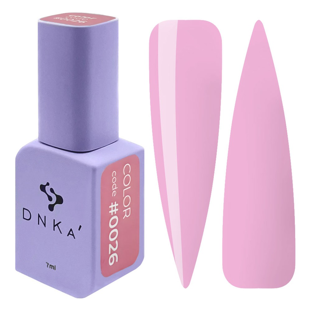 DNKa' Gél lakk 7 ml - No.0026 - babarózsaszín