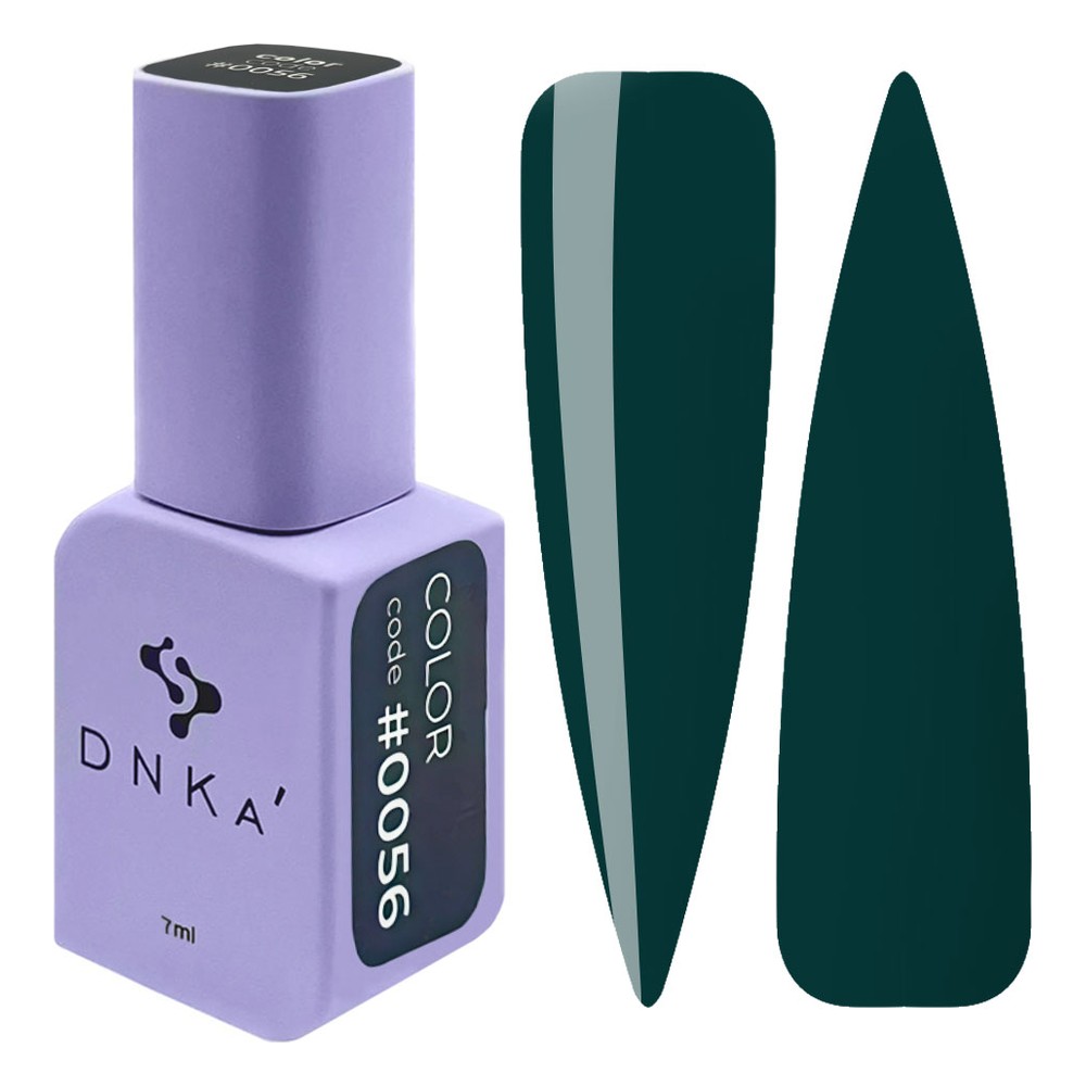 DNKa' Gél lakk 7 ml - No.0056 - mély smaragdzöld