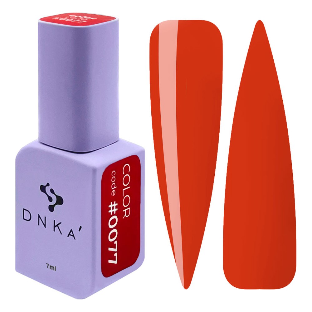 DNKa' Gél lakk 7 ml - No.0077 - narancsos korall