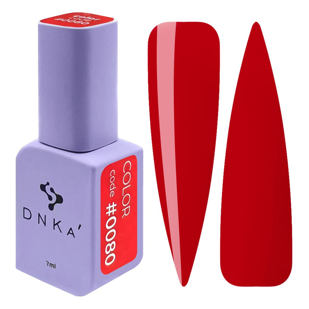 DNKa' Gél lakk 7 ml - No.0080 - korallpiros