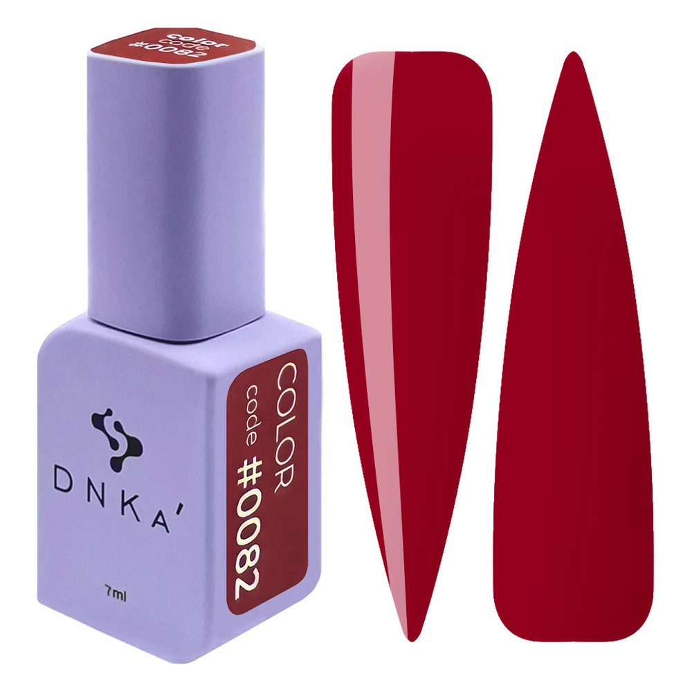 DNKa' Gél lakk 7 ml - No.0082 - mély cseresznyepiros