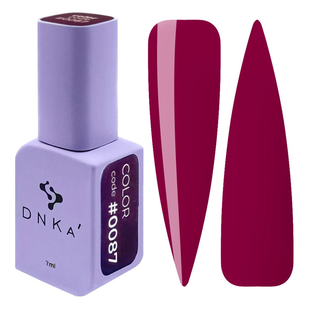 DNKa' Gél lakk 7 ml - No.0087 - mély szederbordó