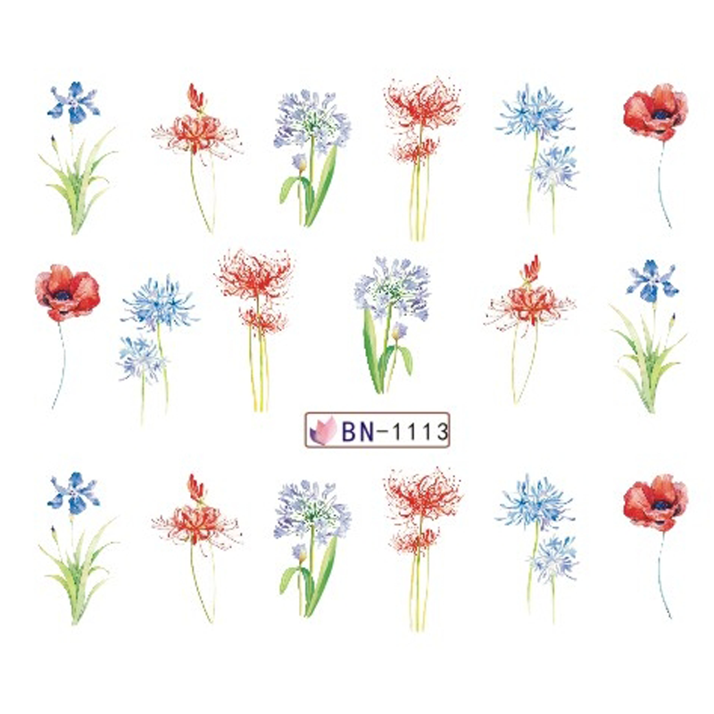 Köröm matrica No.1113 pipacsos-3