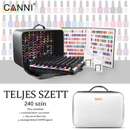 CANNI UV/LED gél lakk teljes szett 240 x 7.3 ml
