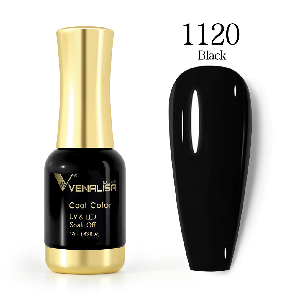 Venalisa UV/LED Gél Lakk 12 ml No. 1120 Black