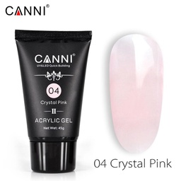 CANNI Poly Gél - Új formula - 45g - No.04 Crystal Pink