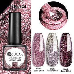 UR SUGAR 7,5 ml - Reflective Glitter Series - No.124