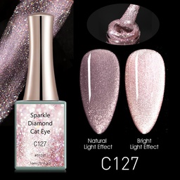 CANNI Sparkle Diamond Cat Eye UV/LED gél lakk 16 ml No.C127