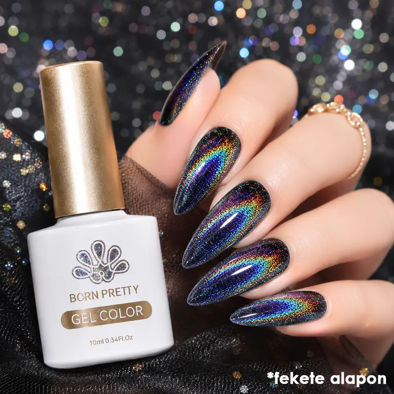 Born Pretty Cat Magnetic gél lakk 10 ml - MY110 - Rainbow Cat Eye