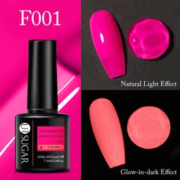 UR SUGAR 7,5 ml - Fluorescent Glow-In-Dark Gel - F001