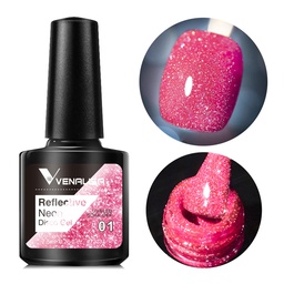 Venalisa Reflective Neon Disco Gel UV/LED Gél Lakk 7.5 ml - BD01