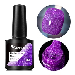 Venalisa Reflective Neon Disco Gel UV/LED Gél Lakk 7.5 ml - BD03