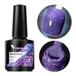 Venalisa Reflective Neon Disco Gel UV/LED Gél Lakk 7.5 ml - BD12