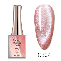 CANNI Diamond Dazzling UV/LED Cat Eye gél lakk 16 ml No.C304