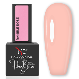 Nail Cocktail Boutique Fiber Base with Vitamins 10 ml No.08 Ramble Rose