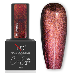 Nail Cocktail Boutique 9D Cat Eye gél lakk 10 ml No.01