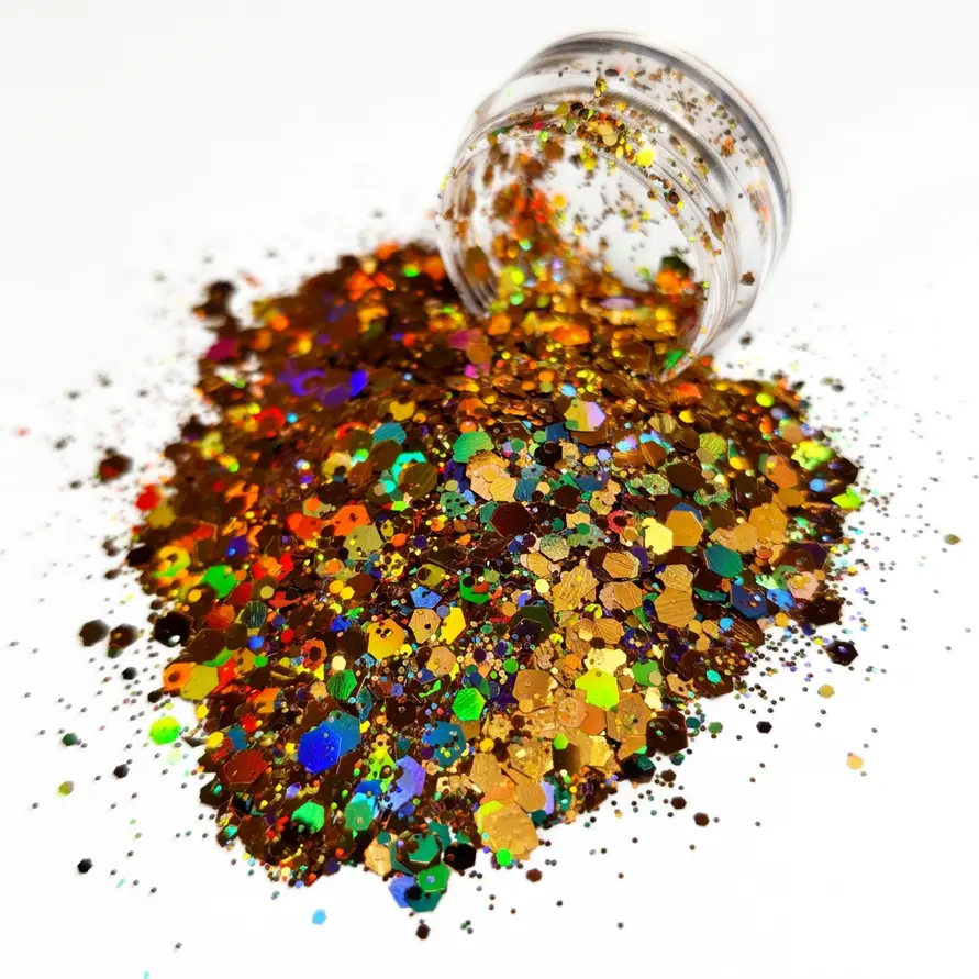 PN Holo glitter mix No.02 Gold