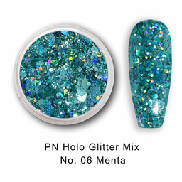 PN Holo glitter mix No.06 Menta