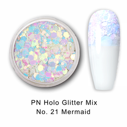 PN Holo glitter mix No.21 Mermaid