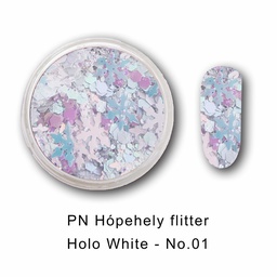 PN Hópehely flitter - Holo White - No.01