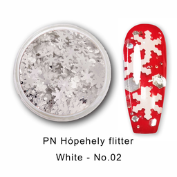 PN Hópehely flitter - White - No.02