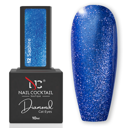 Nail Cocktail Boutique Diamond Cat Eye gél lakk 10 ml No.12 Saphire
