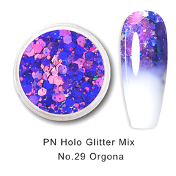 PN Holo glitter mix No.29 Orgona